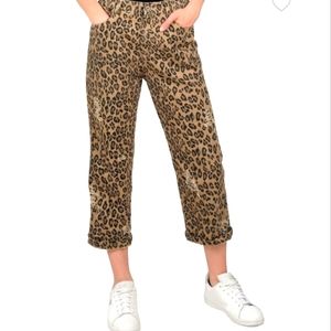 MOLLY BRACKEN | Leopard print stretchy pants size L